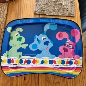 Blues Clues vintage metal lap tv tray